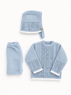 Ensemble en maille 3 pièces – Première tenue