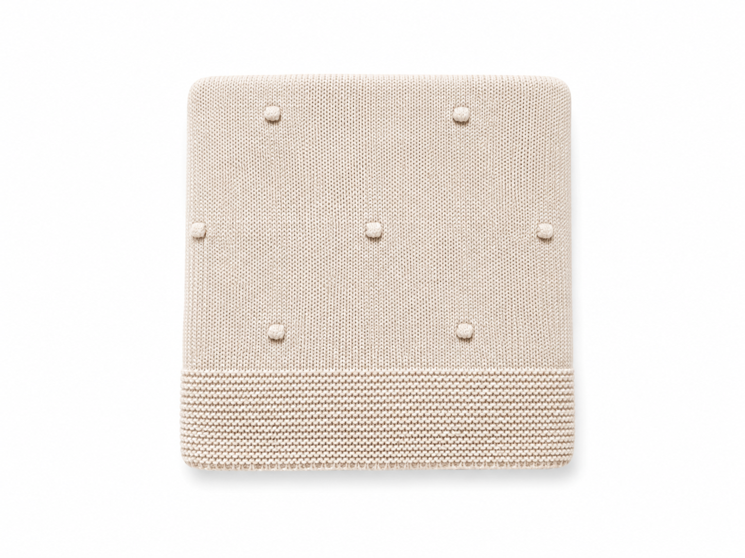 Couverture en maille pour bébé