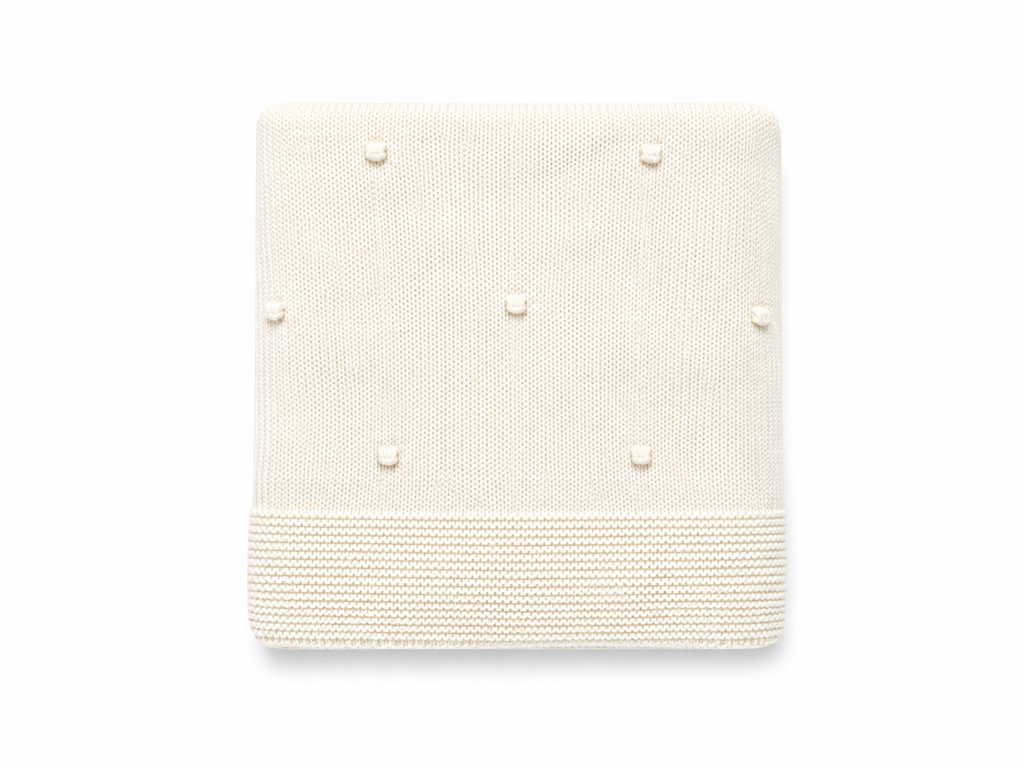 Couverture en maille pour bébé
