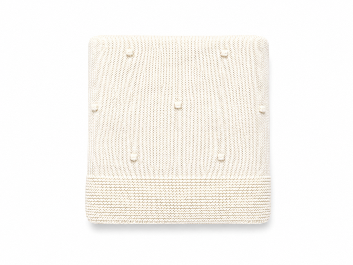 Couverture en maille pour bébé