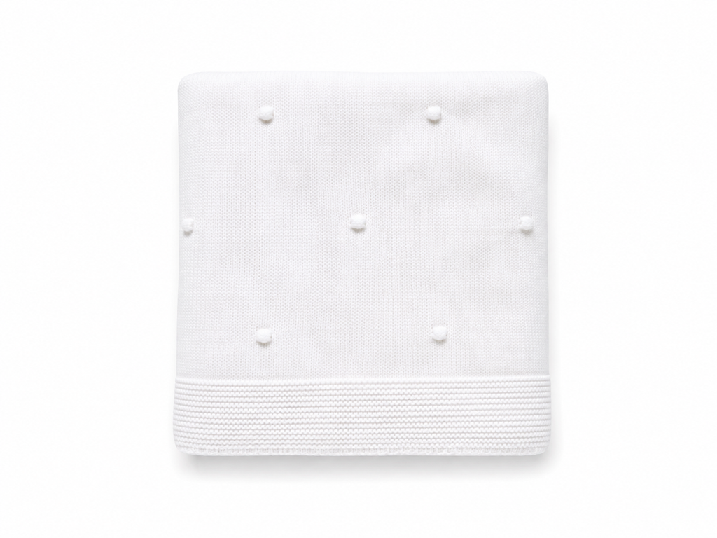 Couverture en maille pour bébé