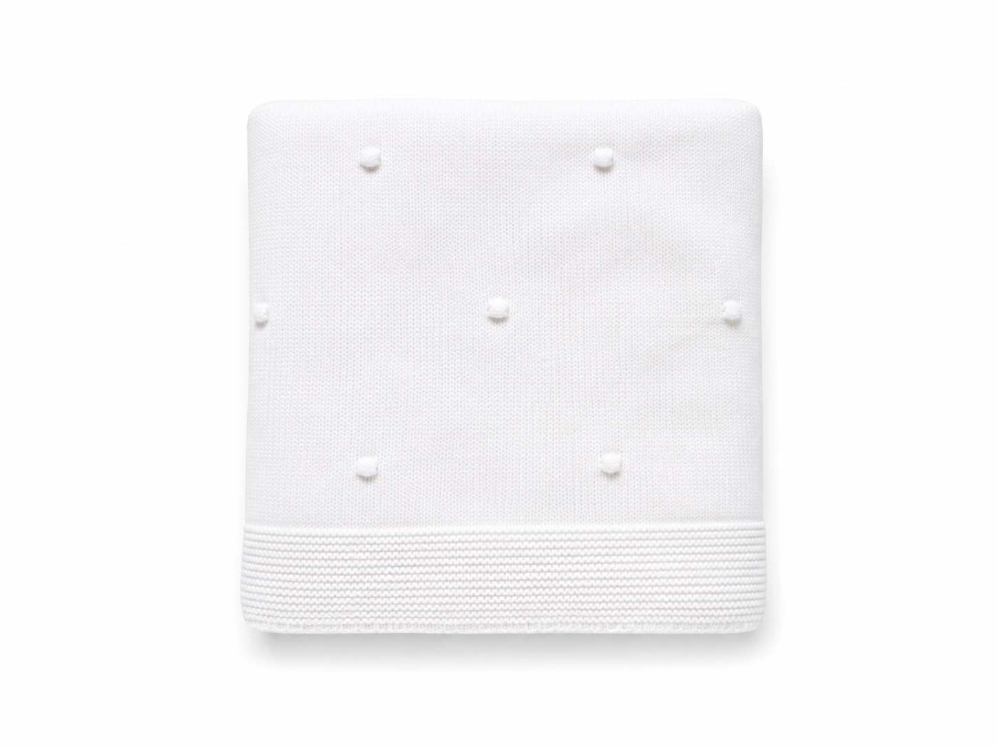 Couverture en maille pour bébé