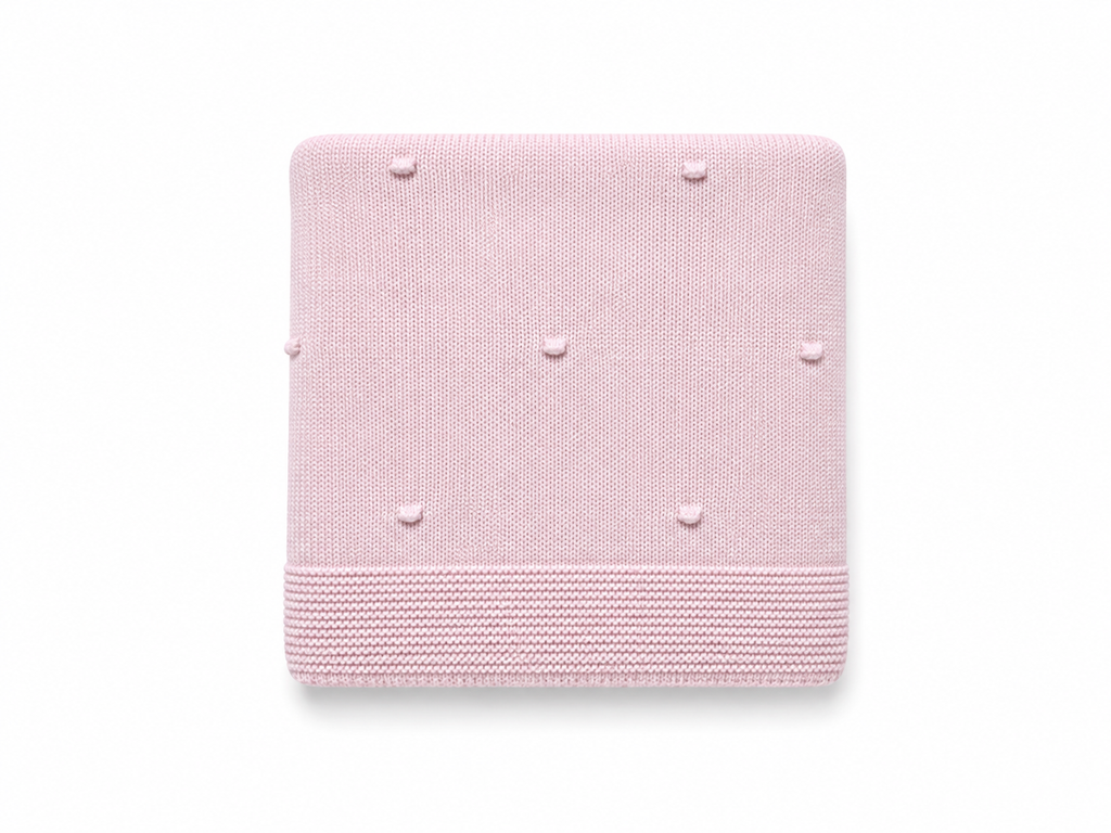 Couverture en maille pour bébé