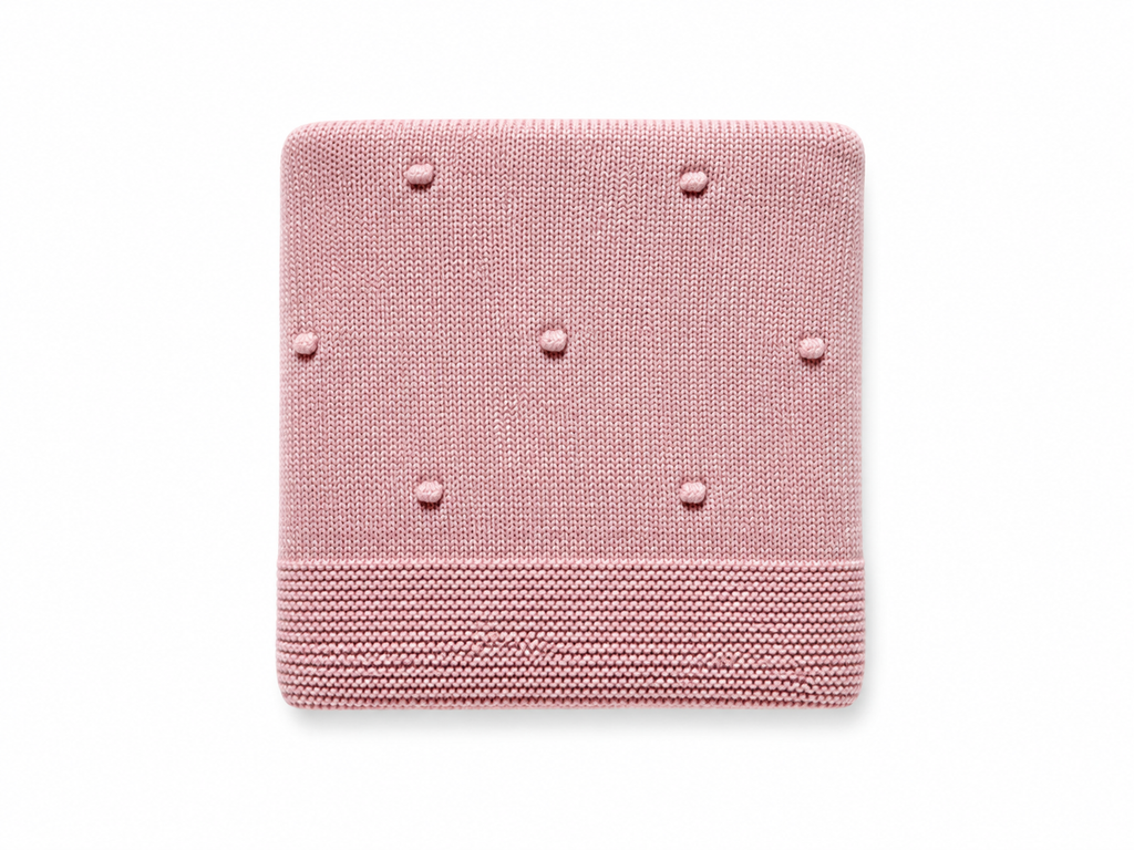 Couverture en maille pour bébé