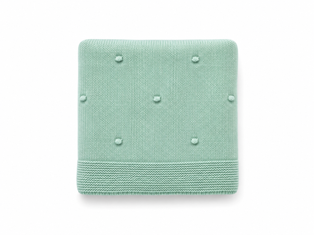 Couverture en maille pour bébé